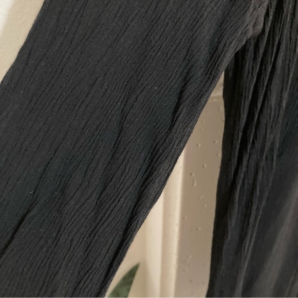 Girls Black Dress Lade Detail Size Large L 10 - 12 - Picture 5 of 9